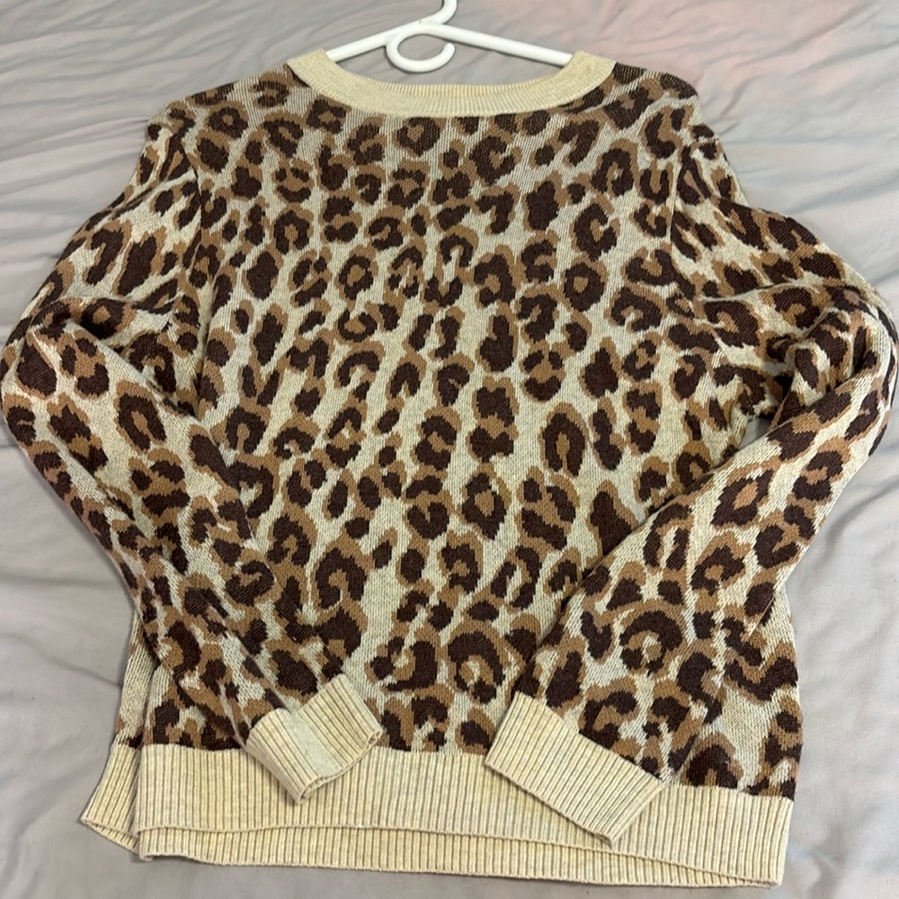 A New Day women’s cheetah sweater